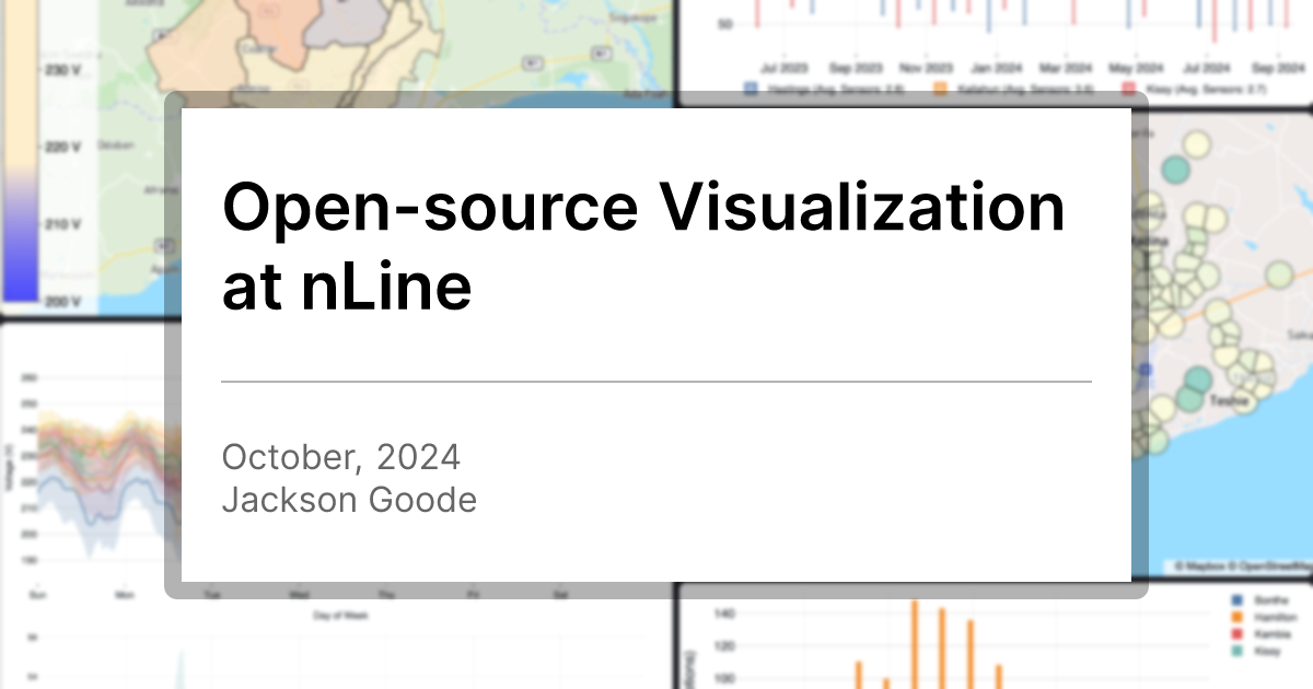 Opensource Visualization at nLine